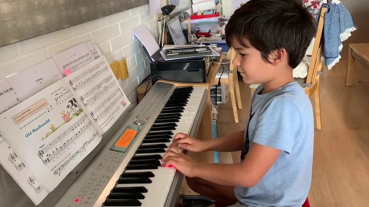 Old Mc Donald in Piano by Jeremiah Coley - 7 years...
