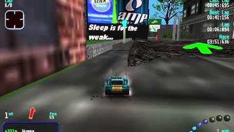 Re-Volt Custom Track AMP Circuit by RafSTer (raf24) ,12 Cars 8 Laps & Pickups!