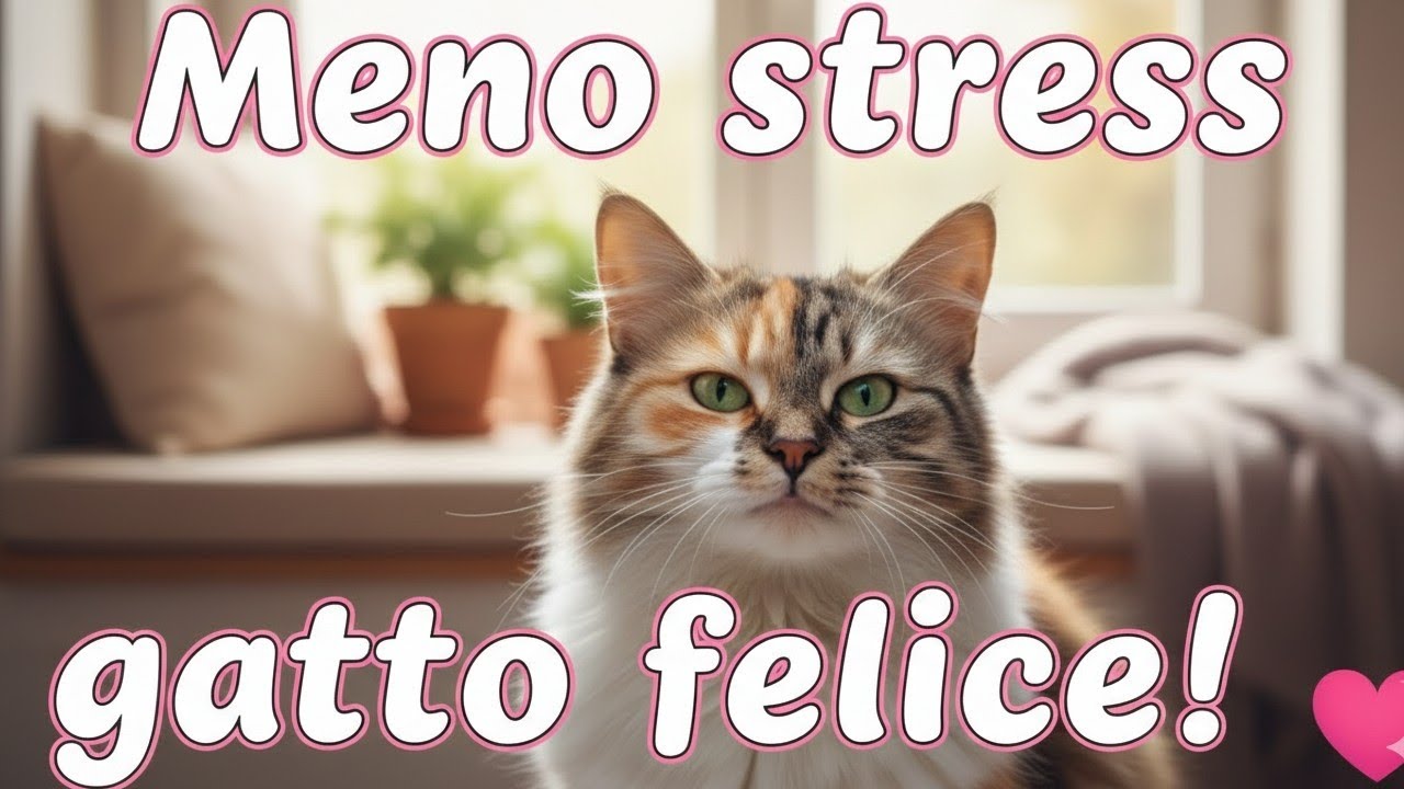 Come ridurre lo stress nel gatto: consigli semplici per un micio sereno💫🥰❤️