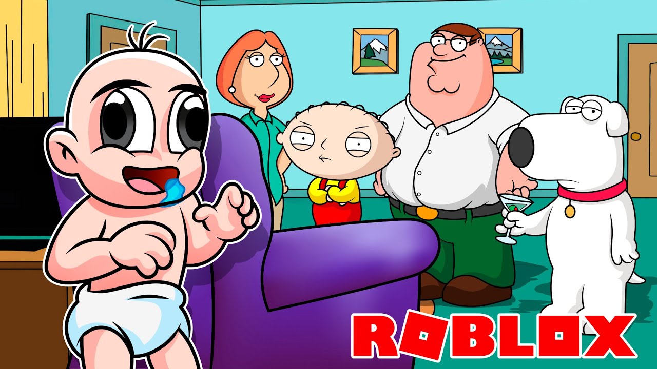 BEBE NOOB CONSIGUE LOS PERSONAJES DE FAMILY GUY 😱😍 EN ROBLOX