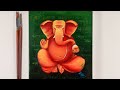 Ganesha Painting | Ganapati Painting | Ganapati Canvas Painting | Ganapati Colouring