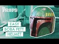 Easy cardboard boba fett helmet  diy props free templates