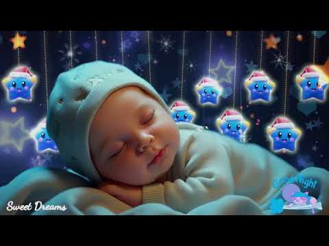 Soothing Baby Sleep Music 🌙 Beat Insomnia in 3 Minutes | Mozart & Brahms Lullabies 💤