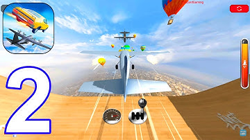 Jump into the Plane - Gameplay Walkthrough Part 2 Level 3 -5 (Android, iOS)