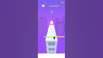 Roof Rails - Gameplay Walkthrough Android, ios All Levels 16 #Shorts