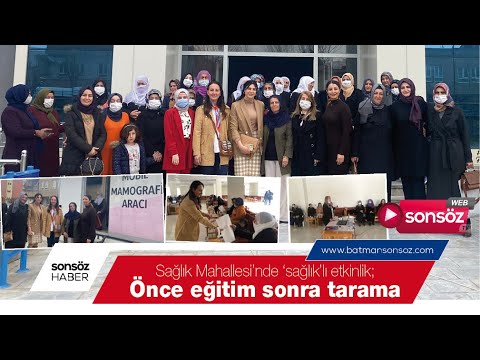 ÖNCE EĞİTİM SONRA TARAMA