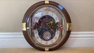 Seiko QXM111GRH Melodies In Motion Hi-Fi Sound Beatles Wall Clock - HQ Melodies