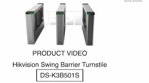 Hikvision Swing Barrier Turnstile