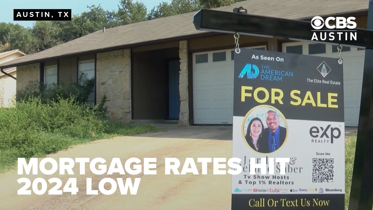 Mortgage rates hit year-low ahead of expected Federal Reserve cut - YouTube