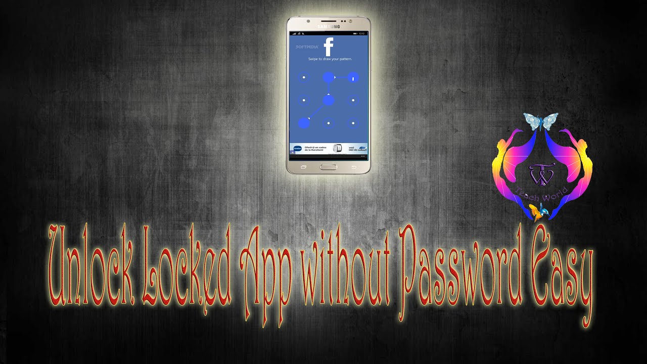 Unlock Locked App without Password easy