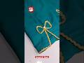 How to Make Beautiful Bow Design on Sleeves | Easy Sewing Trick #sewing #design #tailoring #shorts