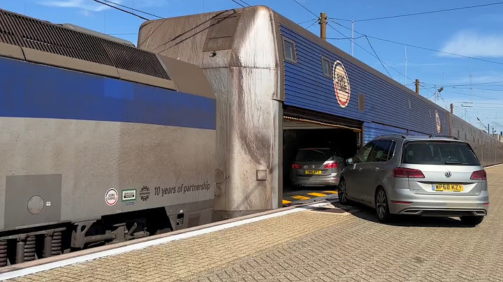 Eurotunnel Timelapse UK to France