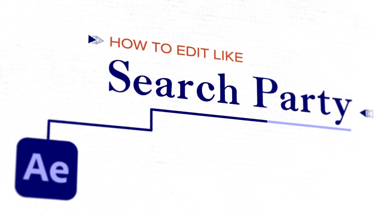 Edit Like Search Party | Article Animation (After Effects Tutorial ...