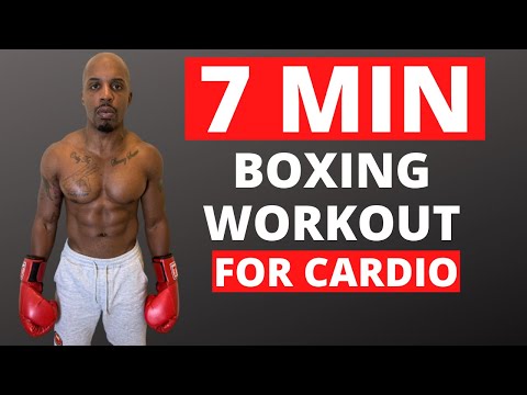 7 MINUTE BOXING WORKOUT| Boxing For Beginners| Heavy Bag Cardio