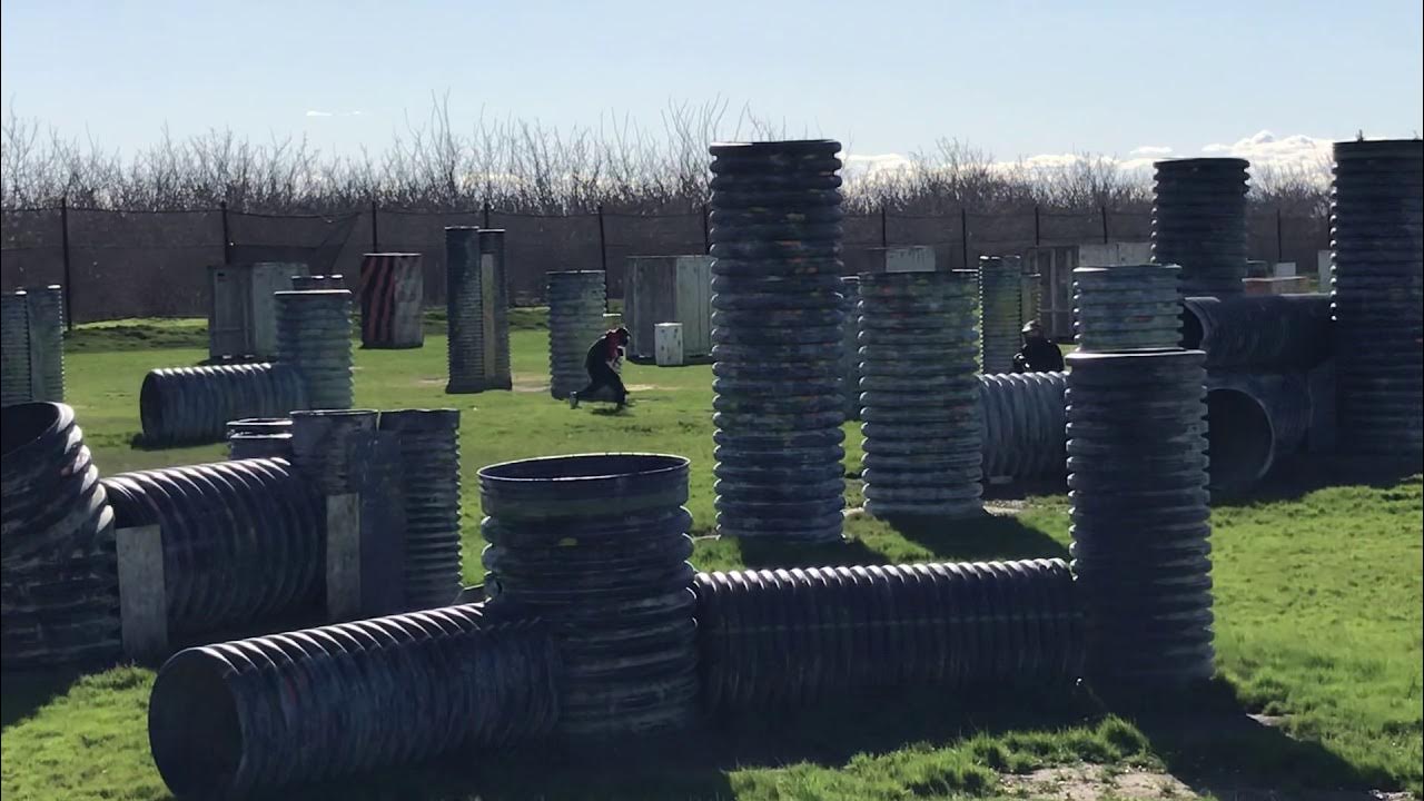 Perfect Day To Paint Ball 🛡🔫🎨 Paint Balling Extreme Paintball Park in
