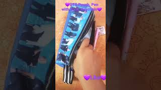 BTS Pouch, Pen with book, Keychain