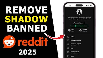 How to Remove Shadowban on Reddit Account 2025