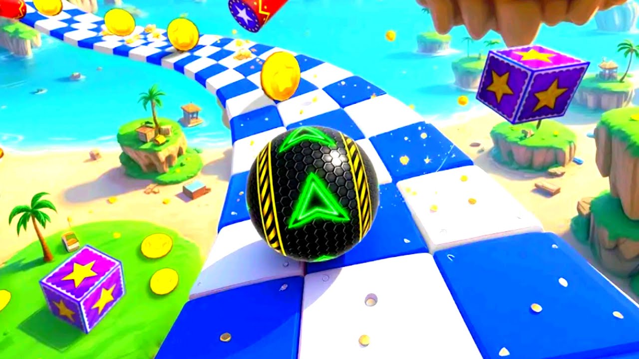 Going Ball Live - Going Balls Speedrun, Portal Run, Hard Level Sections #shorts