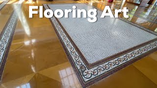 Flooring Art at Leela Kovalam