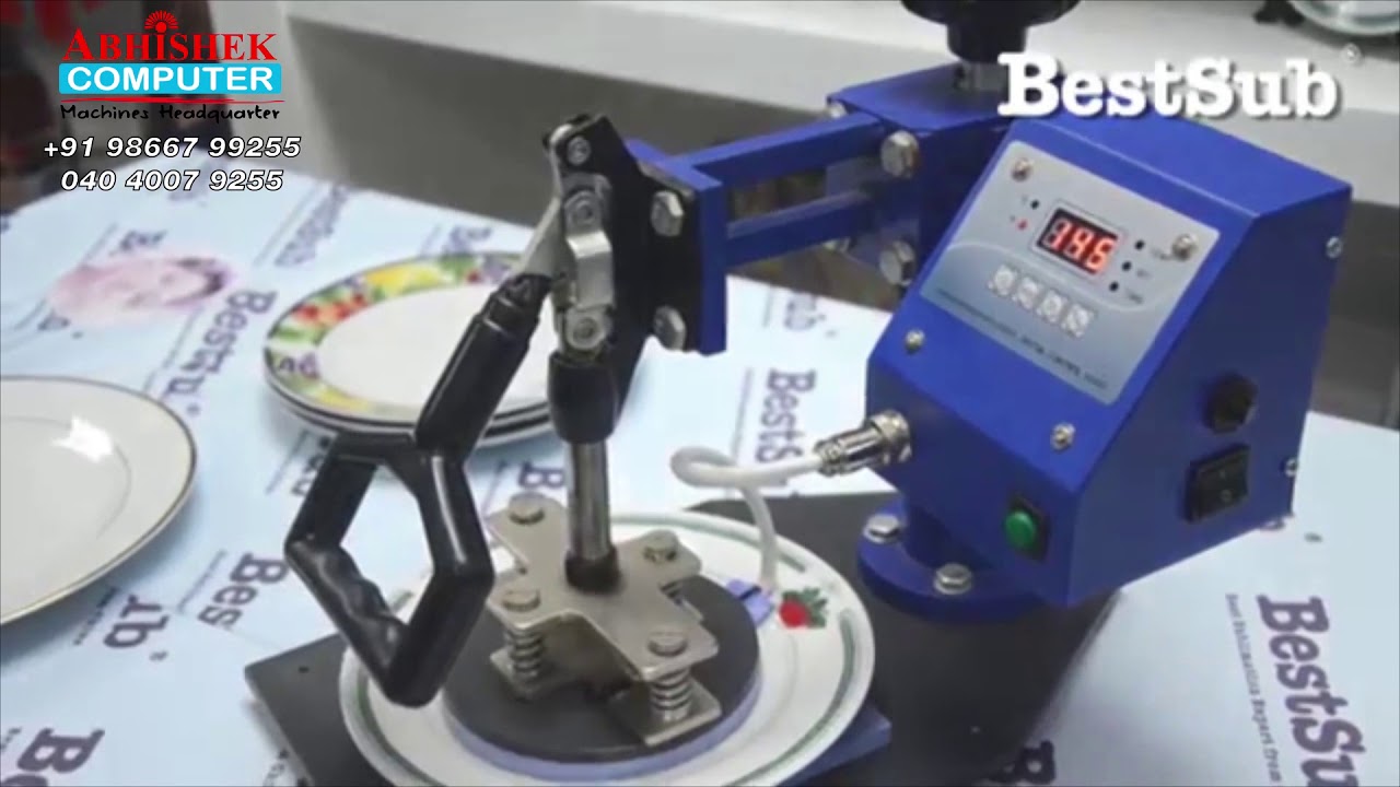 How to Print on Plates with Sublimation Machine 