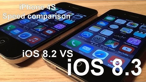 iOS 8.3 vs iOS 8.2 on iPhone 4S