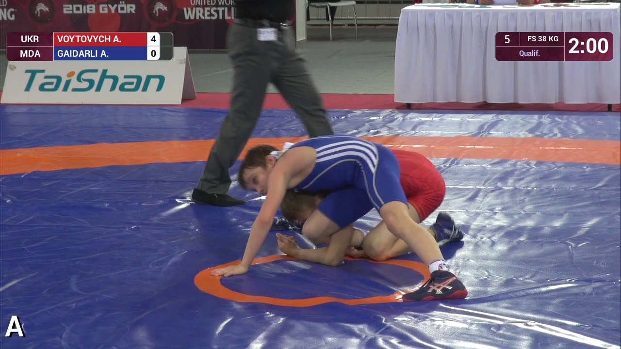 Qual. FS - 38 kg: A. VOYTOVYCH (UKR) v. A. GAIDARLI (MDA)