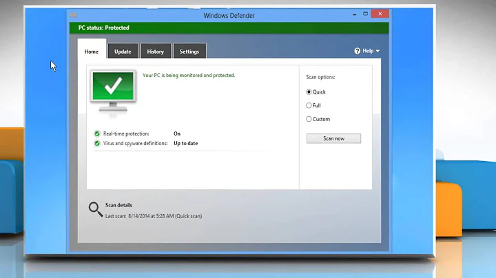 How to turn off Windows® Defender on Windows® 8