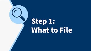 Five Steps to File at the USCIS Lockbox  Step 1: What to File