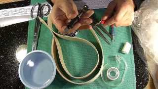 Making a custom leather belt #1 - как сделать кожаный ремень - design transfer(This is the #1 of 10 videos that explain the process of making a custom made carved belt. There are plenty of similar tutorials for English-speaking audience, ..., 2014-03-11T12:50:13.000Z)