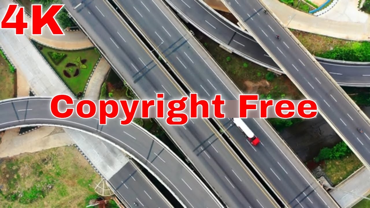 4K Drone Footage Of Flyover Roads | Copyright Free Footage For Content Creators | + Download Link