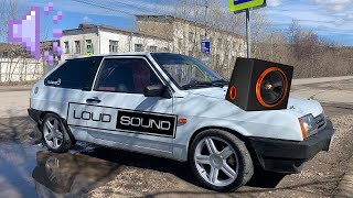 4 ПЯТНАХИ в ВАЗ 2108. ОБЗОР МУЗЫКАЛЬНОЙ ВОСЬМЕРКИ. КАК У LOUD SOUND (нет)