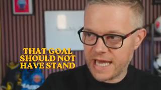 Mark Goldbridge reacts on Man united vs Nottinham Forest