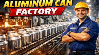 How Aluminum Cans Are Made Inside Factory | Aluminum Can Manufacturing Process