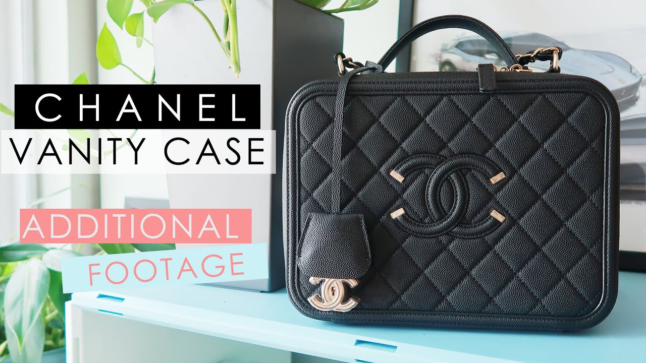 Chanel CC Filigree Vanity Case Large (Supplementary Footage in HD