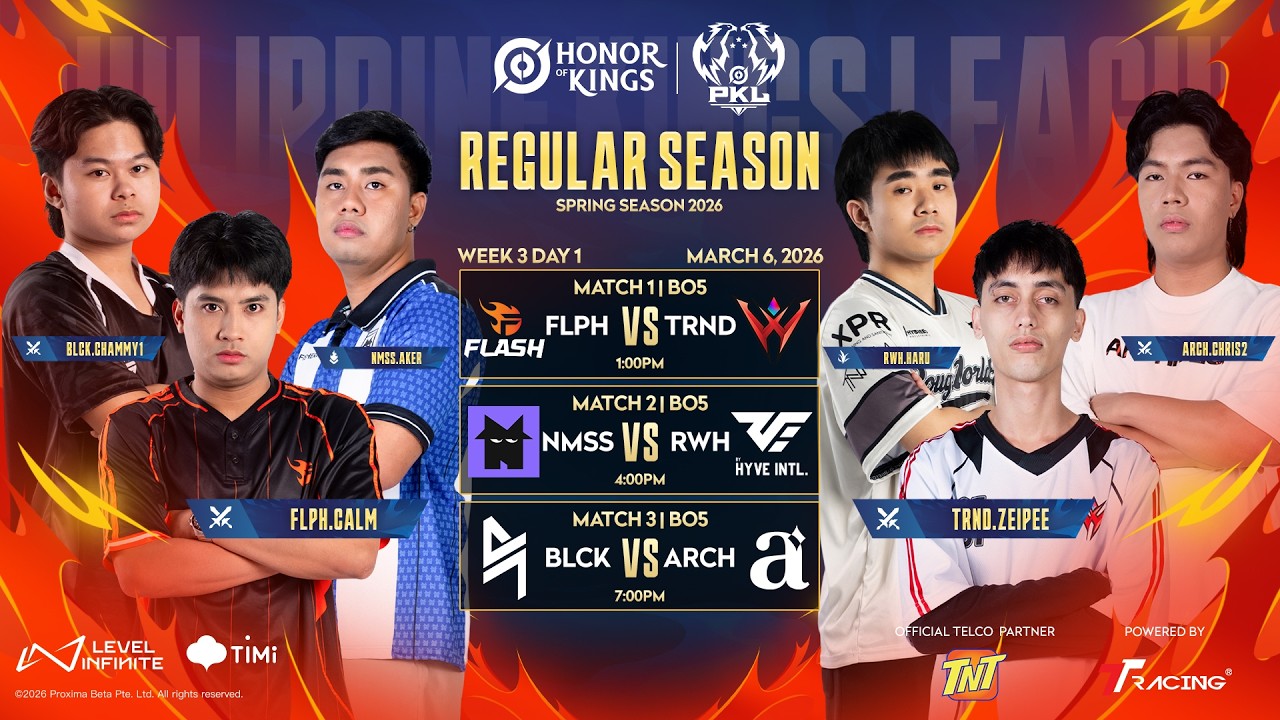 LIVE | PKL Honor of Kings Spring Season 2026 | Regular Season Week 3 - Day 1