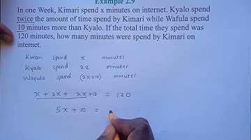 GRADE 7: FORMING AND SOLVING ALGEBRAIC EQUATIONS