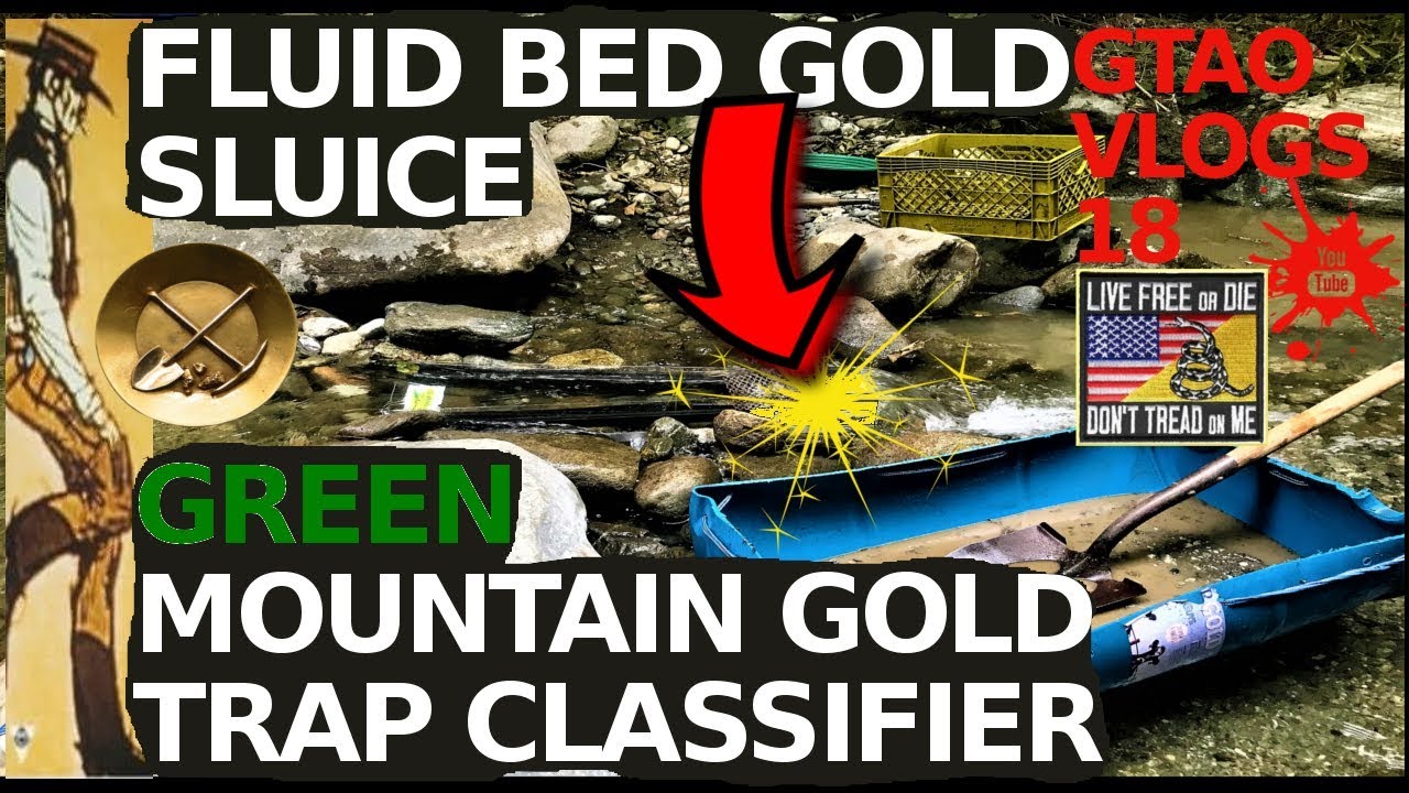 Fluid Bed GOLD Sluice Classifier GREEN MOUNTAIN GOLD TRAP Classifier