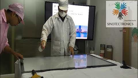 Touch Foil Lamination video -- by Sinotectronics