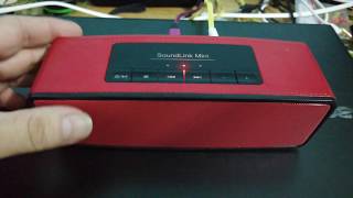 S2025 Bluetooth speaker sound text AUX input BOSE Soundlink Mini knockoff clone fake