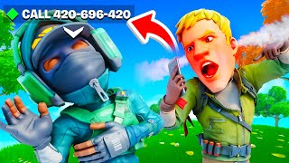 I put my PHONE NUMBER in Fortnite!