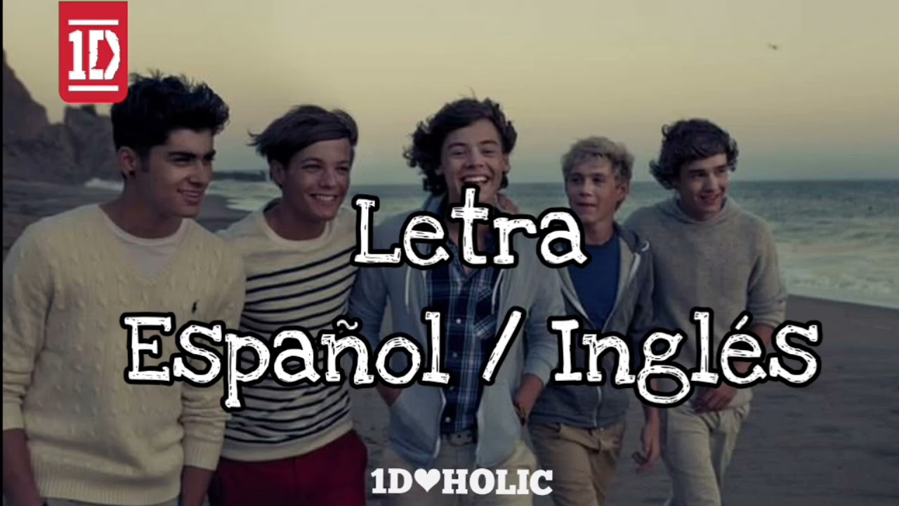 One Direction What Makes You Beautiful Letra Espanol Ingles Youtube One Direction What Makes You Beautiful Letra Espanol Ingles Youtube