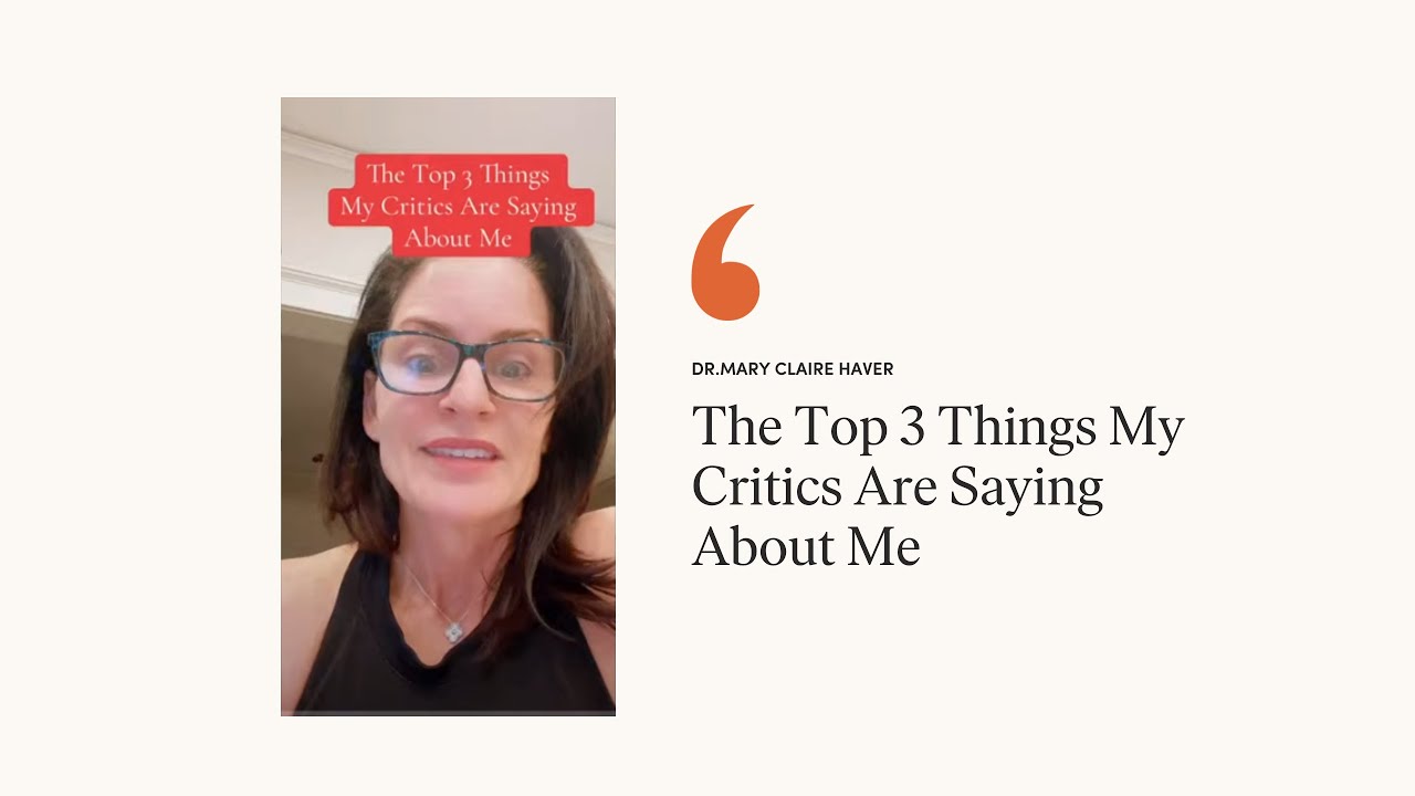 The Top 3 Things My Critics Are Saying About Me YouTube The Top 3 Things My Critics Are Saying About Me YouTube