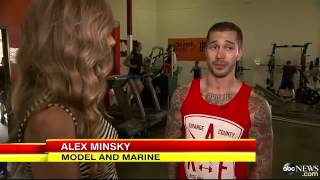 Wounded US Marine Now an Underwear Model, Hopes to Inspire Amputees - Alex Minska Intervie