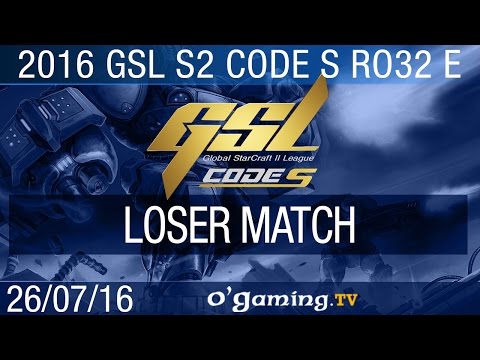 Loser match - 2016 GSL S2 Code S - Groupe E Ro32