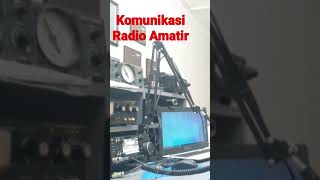 Salah satu contoh komunikasi radio sesama anggota ORARI 😊