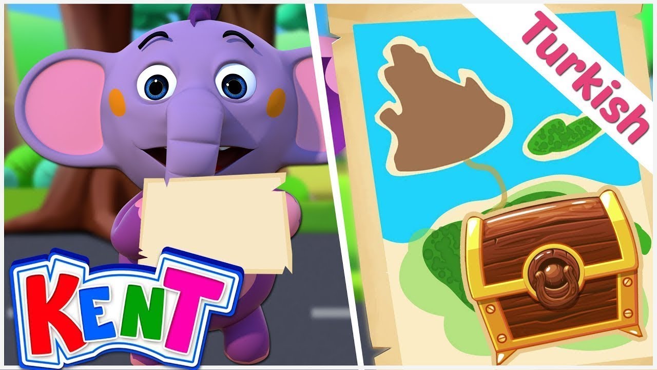 ⁣Kent The Elephant | Hazine Bulmak İçin Yolculuk | Öğrenme Videoları | Sevimli Fil Kent