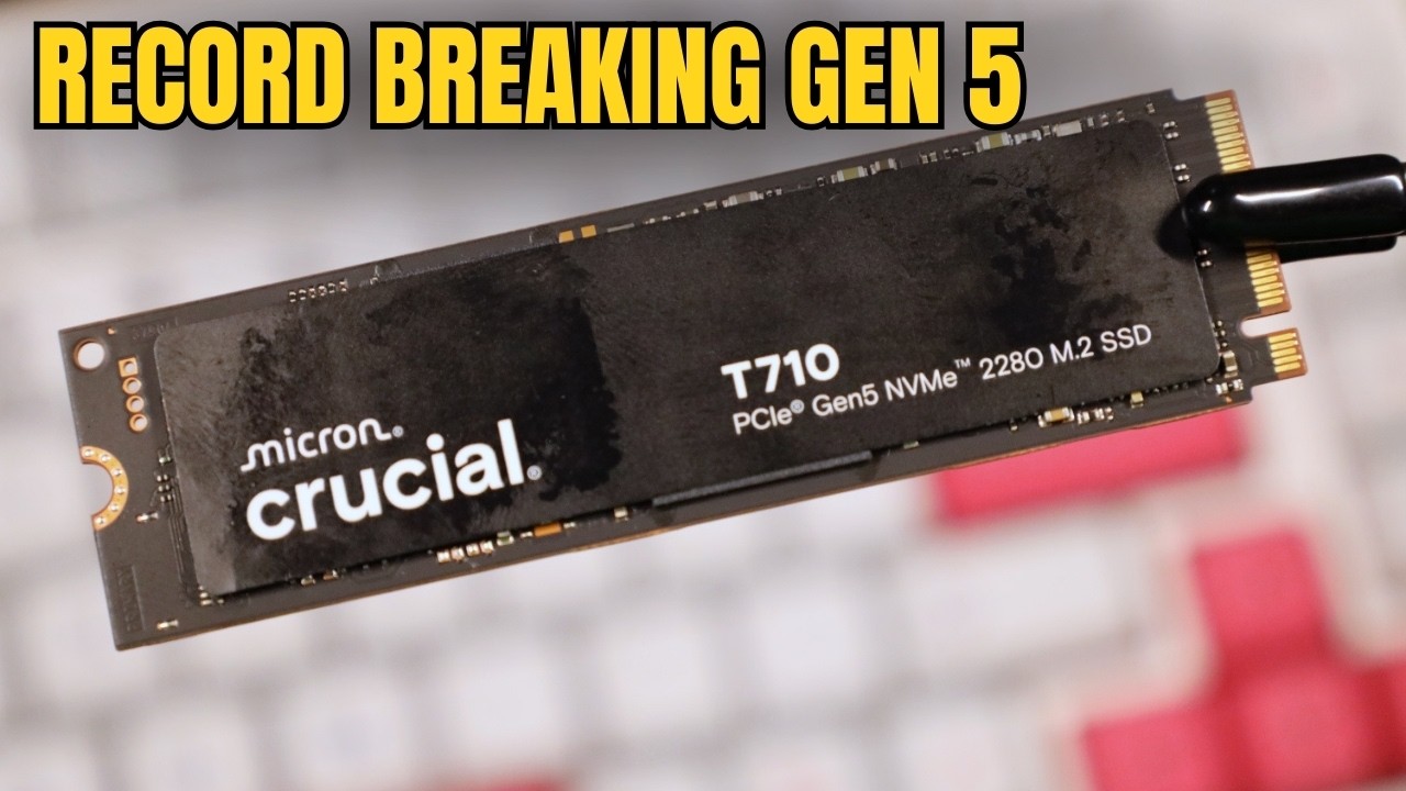 Crucial T710 2TB PCIe Gen5 NVMe SSD: Low Power with Massive