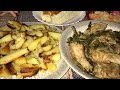 КУРИЦА с КАРТОШКОЙ и СТРУЧКОВАЯ ФАСОЛЬ