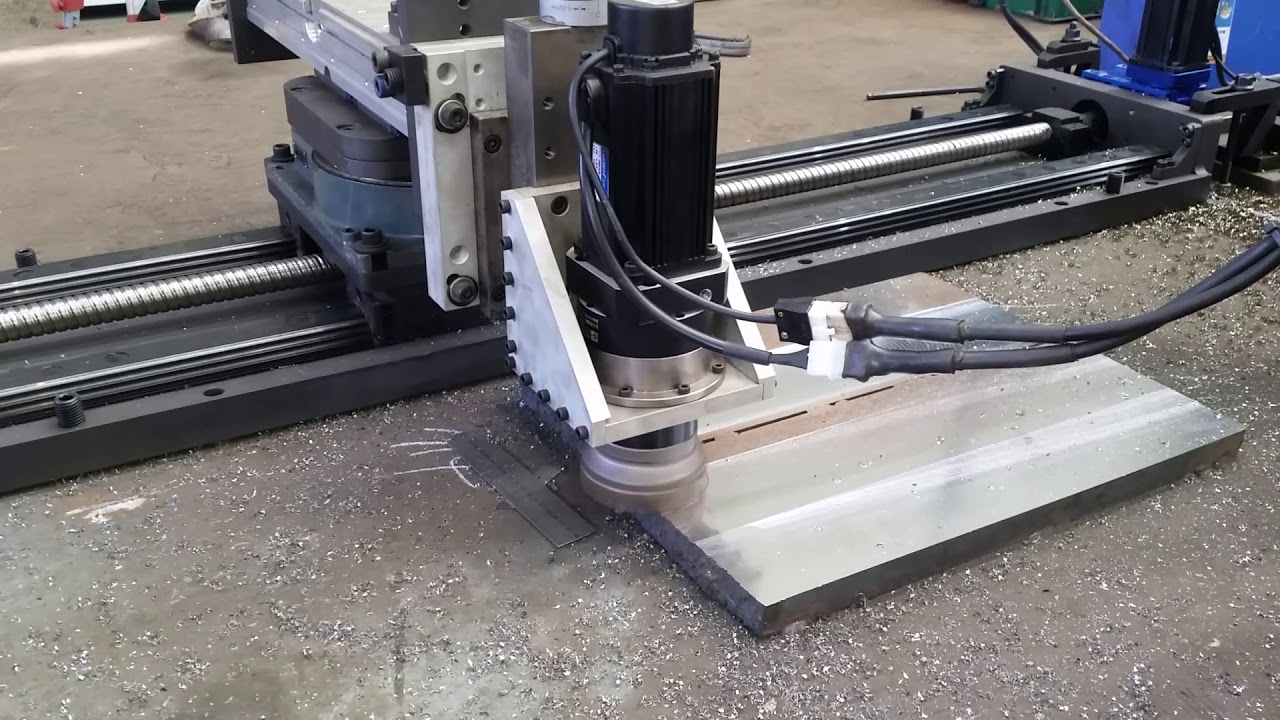 LINEAR MILLING 2000 (300mm x 2000mm) - YouTube