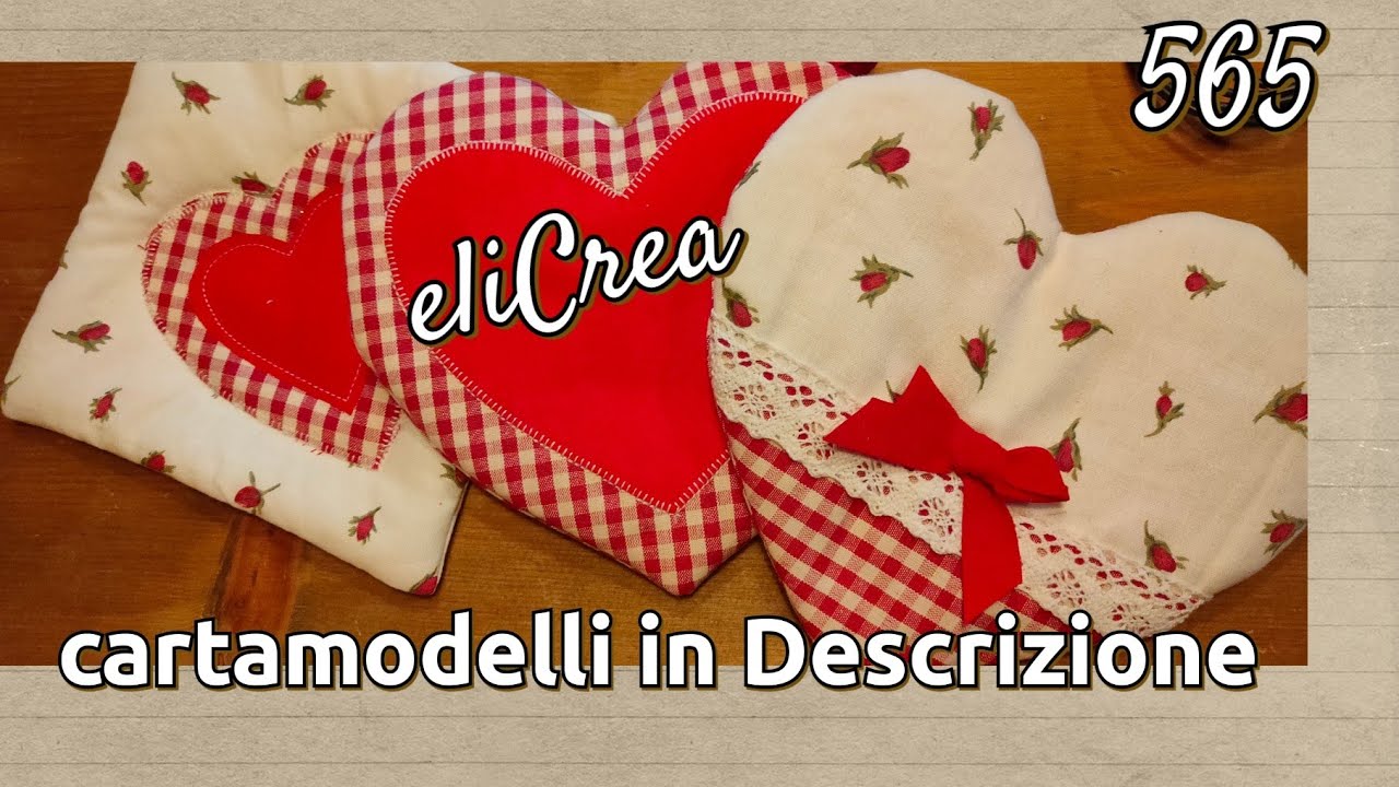 3 modelli di presine Facilissime  - FANTASTICA IDEA REGALO NATALIZIA ALLE AMICHE elicrea 565
